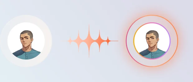 Voice cloning from an original voice to a cloned voice